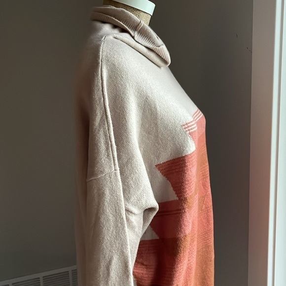 NWT prAna Frosted Pine Cowl Neck Pullover Sweater Size Large - Picture 8 of 10